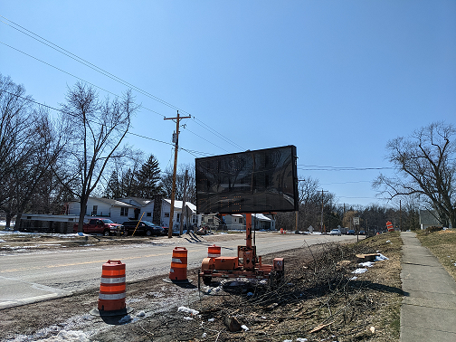 Road Closure Sign